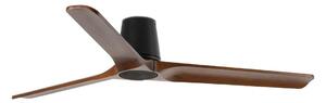 FARO 33839 - Stropní ventilátor HEYWOOD TUB L borovice/černá pr. 132 cm + DO