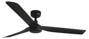 FARO 33815WT - Stropní ventilátor PUNT M černá pr. 132 cm WT + dálkové ovládání