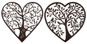 Gilde Kovová dekorace Srdce se stromem