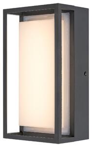 RABALUX Venkovní nástěnné LED osvětlení MENDOZA, 6,5W, 12x22x8,5cm, antracit, IP65 007109