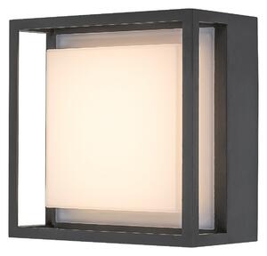 RABALUX Venkovní nástěnné LED osvětlení MENDOZA, 6,5W, 16x16x8,5cm, antracit, IP65 007110