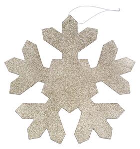 DECOLED Vločka I, pr. 40 cm, zlatá