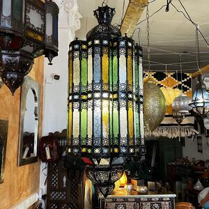 Marocká závěsná lampa Shahmaran