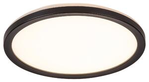 RABALUX Venkovní stropní LED osvětlení INVERNESS s dálkovým ovládáním, 15W, 28cm, černé, IP44, kulaté 007774