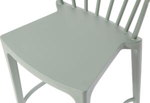 Zelená Plastová barová židle Bliss 103 × 54 × 51 cm WOOOD