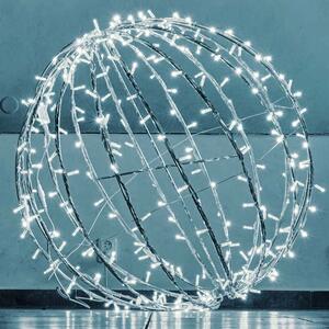 DECOLED LED světelná koule, ledově bílá, pr. 100 cm