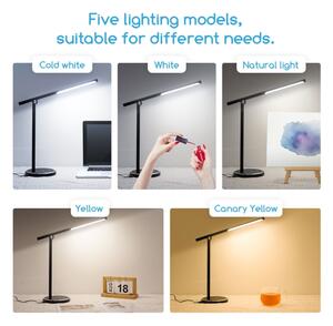 Aigostar - LED Stmívatelná dotyková stolní lampa LED/8W/230V 3000-6000K černá
