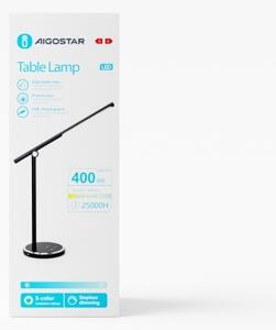 Aigostar - LED Stmívatelná dotyková stolní lampa LED/8W/230V 3000-6000K černá