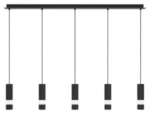 Eglo 39706 - LED Lustr na lanku BERNABETA 5xGU10/4,6W/230V černá