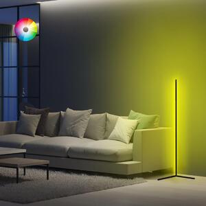 LED Stojací lampa s barevným RGB světlem
