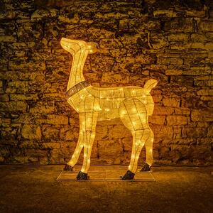 DECOLED LED světelná laň, 150 cm, 140 teple bílých diod