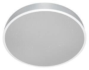 RABALUX Přisazené stropní LED osvětlení TORNADO, 26W, denní bílá, kulaté, stříbrné 003260