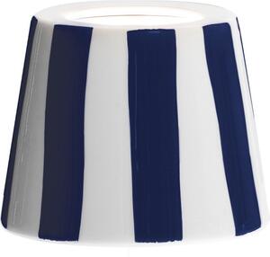 Stínidlo na stolní lampu Poldina keramické nebově modré
