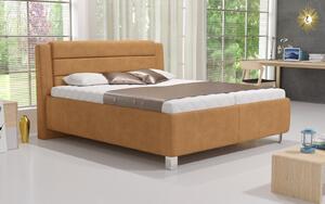 Manželská postel Tenessee 160x200 s úložným prostorem Barva látky na korpus: Sol 28