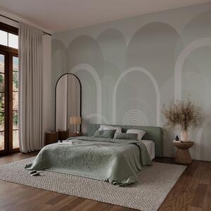 Fototapety Geometrické oblouky boho, Fototapety abstraktní, w02935v3 : uwalls.cz