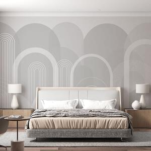 Fototapety Geometrické oblouky boho, Fototapety abstraktní, w02935v2 : uwalls.cz