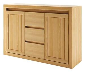 Komoda KD413 moření výběr povrchové úpravy Bezbarvý přírodní lak