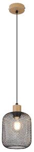 RABALUX Závěsné osvětlení na lanku GRENDEL, 1xE14, 40W, černohnědé 003131