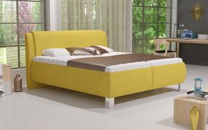 Manželská postel Vario Nice 160x200, s úložným prostorem Barva látky na korpus: As. 8 - žlutá