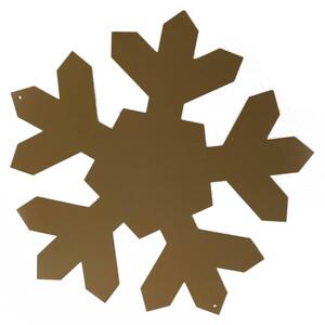 DECOLED 2D Kovová vločka zlatá pr. 20 cm