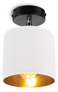 Stropní svítidlo GAMA, 1x bílé textilní stínítko, (možnost polohování)