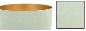 Závěsné svítidlo MEDIOLAN, 1x pistáciové/zlaté textilní stínítko, (výběr ze 2 barev konstrukce), (fi 44cm)