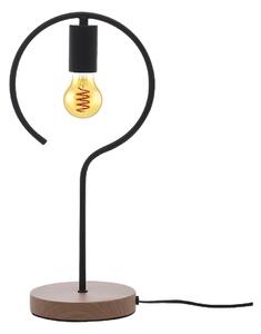 RABALUX Designová stolní lampa RUFIN, 1xE27, 40W, kulatá, černohnědá 003220