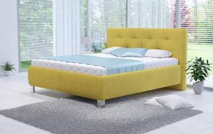 Manželská postel Vario Ellen 180x200, s úložným prostorem Barva látky na korpus: As. 8 - žlutá