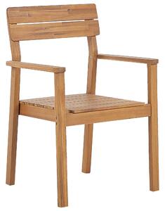 Sada 2 židlí z akáciového dřeva FORNELLI