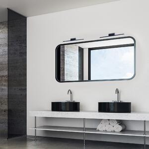 RABALUX Nástěnné koupelnové LED osvětlení nad zrcadlo EVAN , 12W, denní bílá, černé, IP44 002166