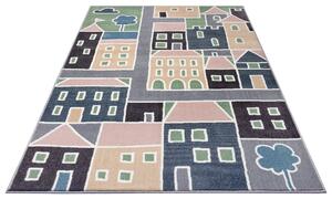 Hanse Home Collection koberce Dětský koberec New Adventures 105320 Pastel Colors Multicolored ROZMĚR: 120x170