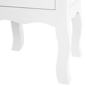 Noční stolek se zásuvkou bílý ANTIO