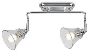 Rabalux Koupelnové nástěnné svítidlo Antoine 2x40W | E14 | IP44 - chrom