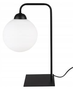 Stolní lampa FLORENCE, 1x bílé skleněné stínítko