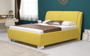 Manželská postel Vario CHANTAL 160x200 s úložným prostorem Barva látky na korpus: As. 8 - žlutá