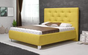 Manželská postel Vario MIA 160x200 s úložným prostorem Barva látky na korpus: As. 8 - žlutá