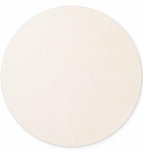 ELLE Decoration, Kusový koberec Puristic Knots 106318 Natural White kruh z kolekce Elle, 200x200 (průměr) kruh, bílá, ložnice