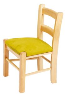 Dřevěná dětská židle APOLENKA – více barev