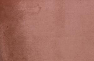 Růžové Sametové křeslo Sara 71 × 59 × 70 cm WOOOD