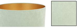 Závěsné svítidlo MEDIOLAN, 1x pistáciové/zlaté textilní stínítko, (výběr ze 2 barev konstrukce), (fi 40cm)