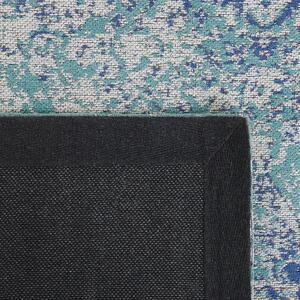 Koberec modrý 160x230 cm s krátkým vlasem ALMUS