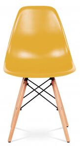 Jídelní židle CT-758 Autronic Žlutá