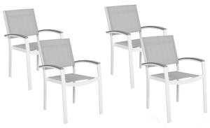 Zahradní židle čtyři kusy PERETA