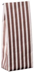 Ib Laursen Papírový sáček Wide Brown Stripes - S IBL345