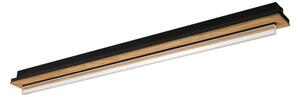 Brilagi - LED Stropní svítidlo WOODY FLAT LED/25W/230V dub/černá
