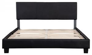 Goleto Čalouněná postel Barcelona 140 x 200 cm | černá
