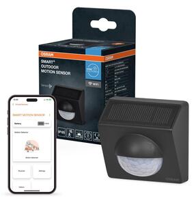 Osram - Venkovní solární senzor pohybu SMART+ 3,7V antracit IP65 Wi-Fi 800 mAh