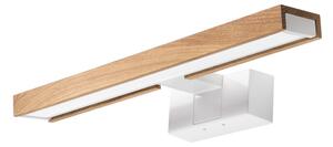 Brilagi - LED Koup osvět zrcadla 3v1 WOODY MIRROR LED/8W/230V IP44 bílá/dub