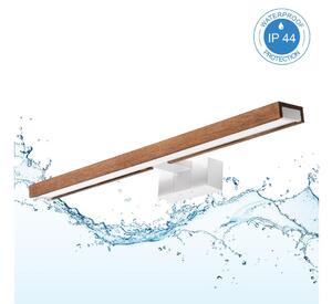 Brilagi -LED Koup osvět zrcad 3v1 WOODY MIRROR LED/12W/230V IP44 bílá/dub třešeň