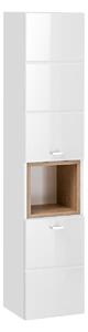 ArtCom Koupelnová sestava FINKA White FINKA: Vysoká skříňka 800 | (VxŠxH) 140 x 30 x 35 cm